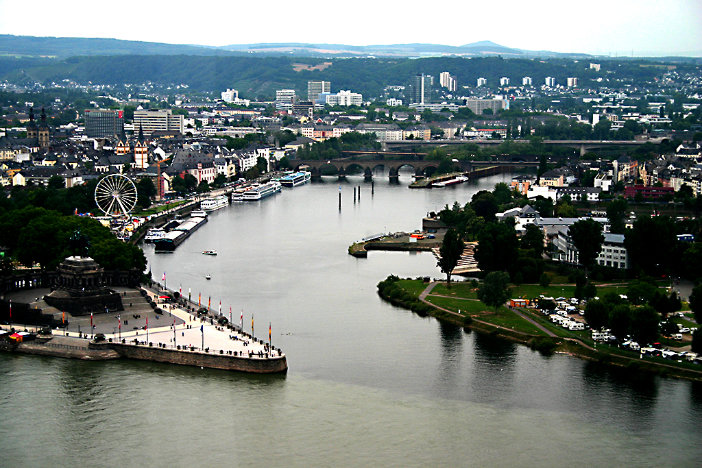 Tagesfahrt Koblenz mit Rheinschifffahrt und Festung Ehrenbreitstein