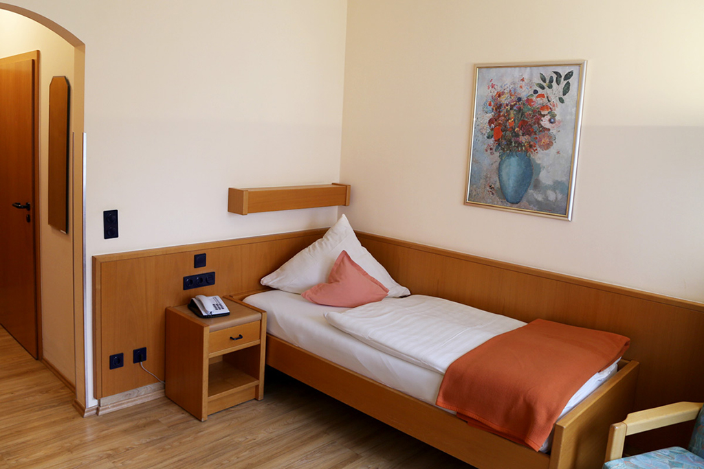 Einzelzimmer im Hotel Villa Thea, Bad Kissingen
