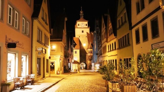 Rothenburg ob der Tauber Abendstimmung