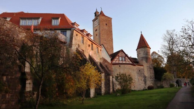 Rothenburg ob der Tauber Abendspaziergang