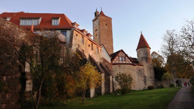 Rothenburg ob der Tauber Abendspaziergang