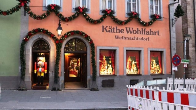 Rothenburg ob der Tauber bei Kähte ist immer Weihnachten